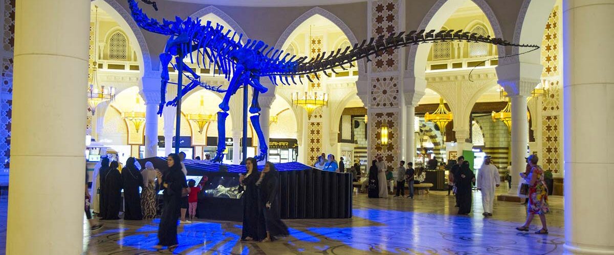 Yeganehtours.com_Dubai_Dino اسکلت دایناسور 155 ساله در دبی مال