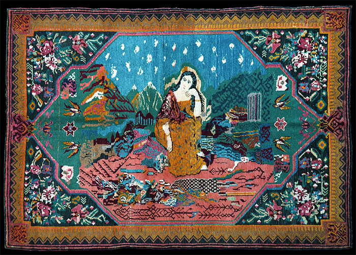 Yeganehtours.com_Armenian_carpet_02 فرش ارمنی منقش به تصویر انسان