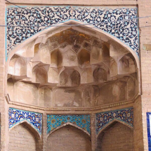 Yeganehtours.com_Kerman_Ganjalikhan_Carvanserai_10 کاروانسرای گنجعلی خان کرمان - کاشی کاری