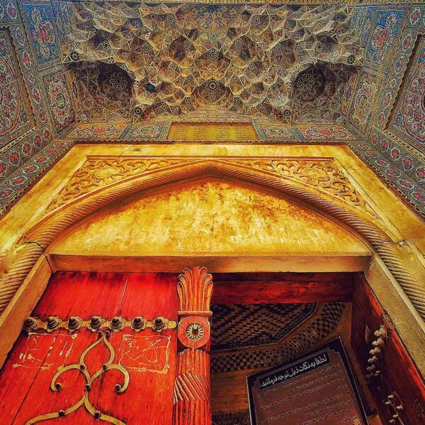 مسجد نصیرالملک شیراز - سردر ورودی - 1