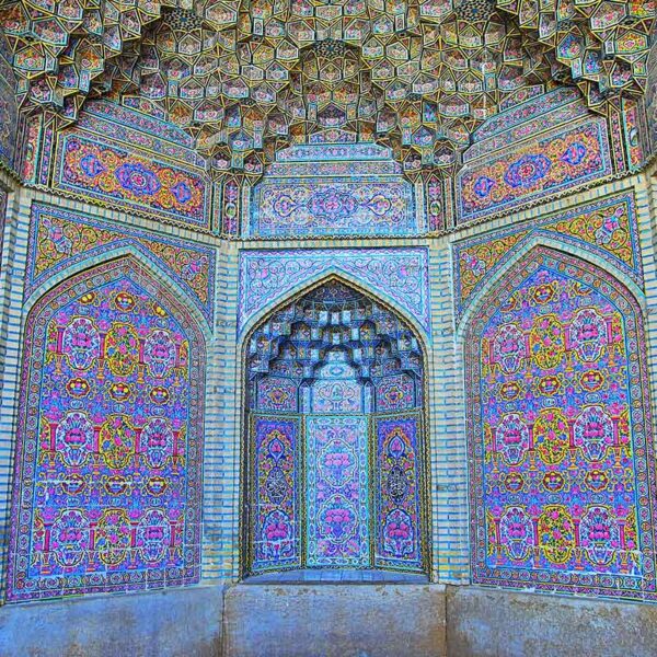 مسجد نصیرالملک شیراز - ایوان شمالی (طاق مروارید) - 6